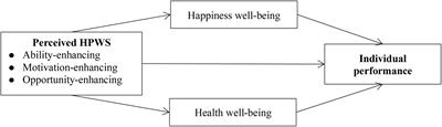 High-performance work systems and individual performance: a longitudinal study of the differential roles of happiness and health well-being